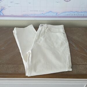 Cream Denim Jeans By Sprwmn